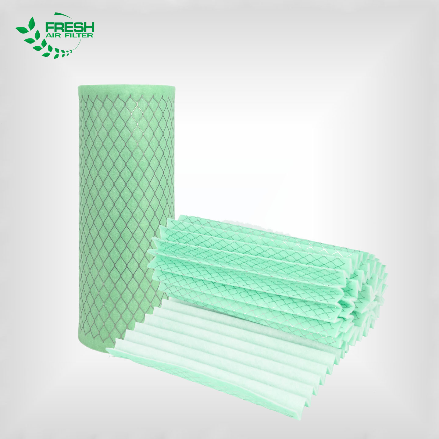 Cuộn lưới lọc trước nhiều lớp cho bộ lọc bảng khí xếp nếp