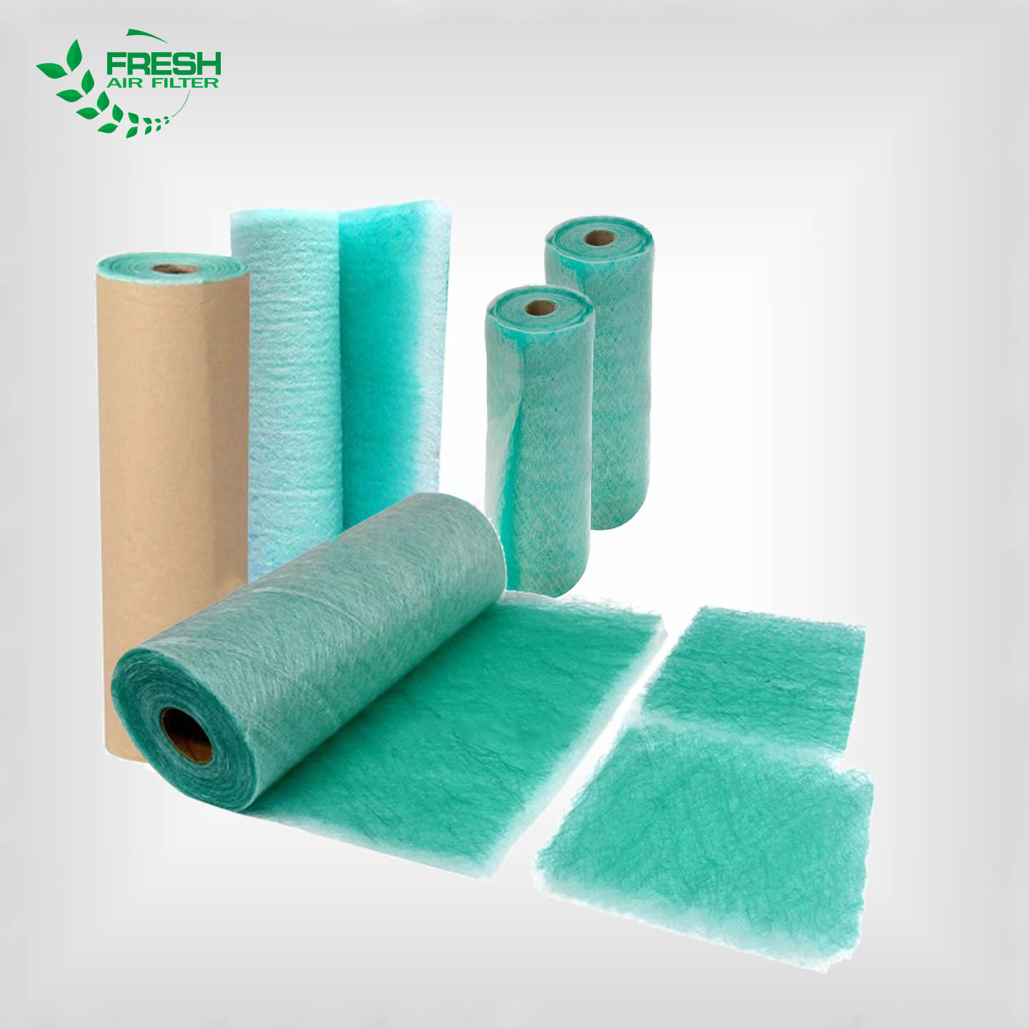Phương tiện lọc sàn bằng sợi thủy tinh cho buồng sơn