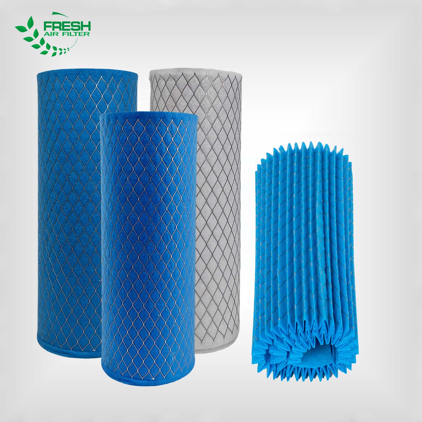 Cuộn lưới lọc trước nhiều lớp cho bộ lọc bảng khí xếp nếp